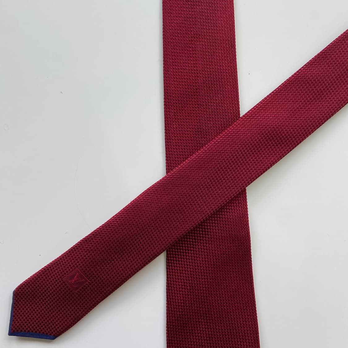 루이비통 (LOUIS VUITTON) 심플로고 정품 명품넥타이7.2cm 상품이미지4