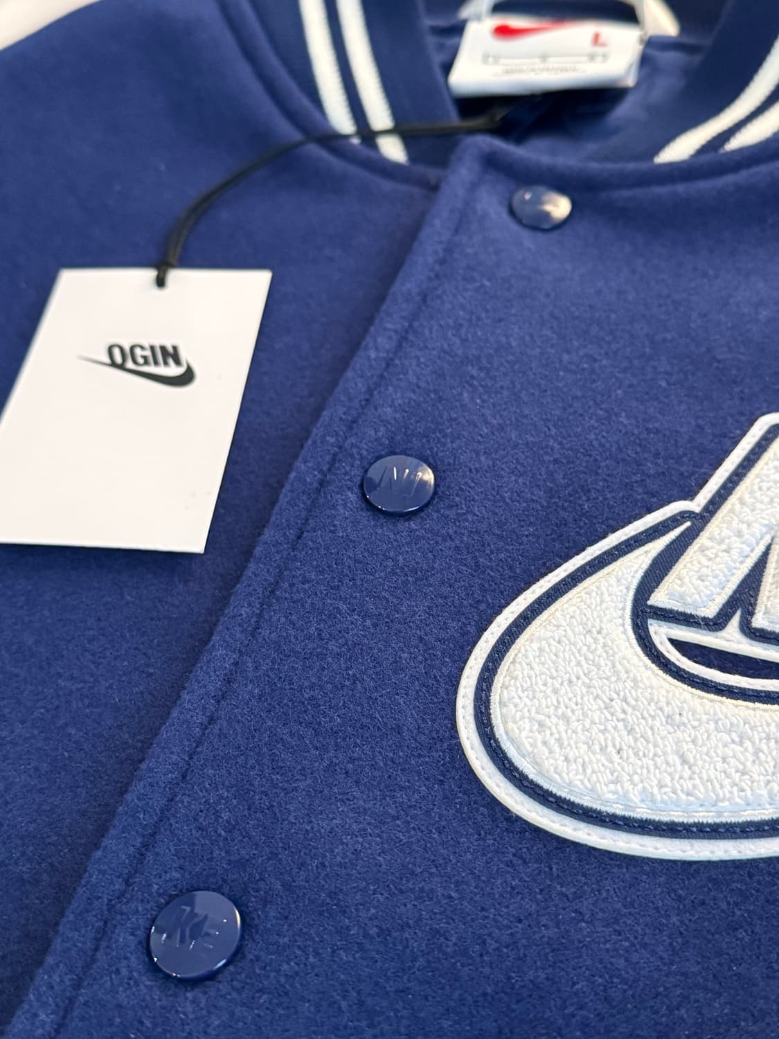 나이키X니고 바시티자켓 블루보이드 상품이미지2