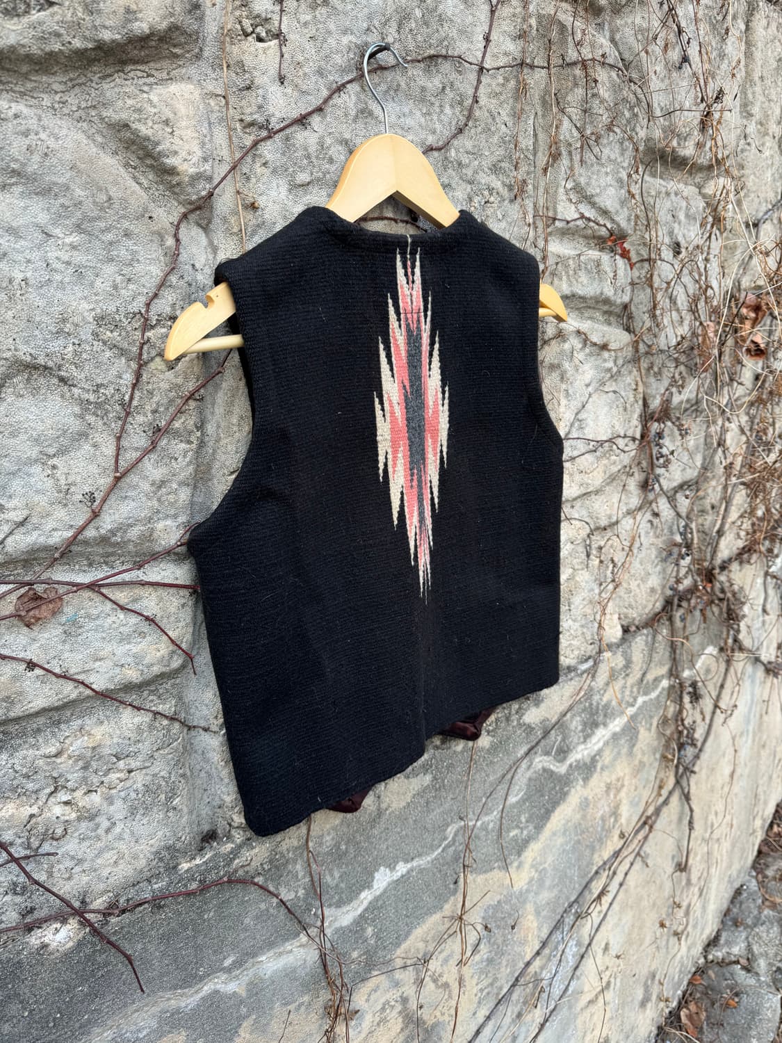 오르테가 핸드 우븐 울 치마요 베스트 블랙 우먼 상품이미지6