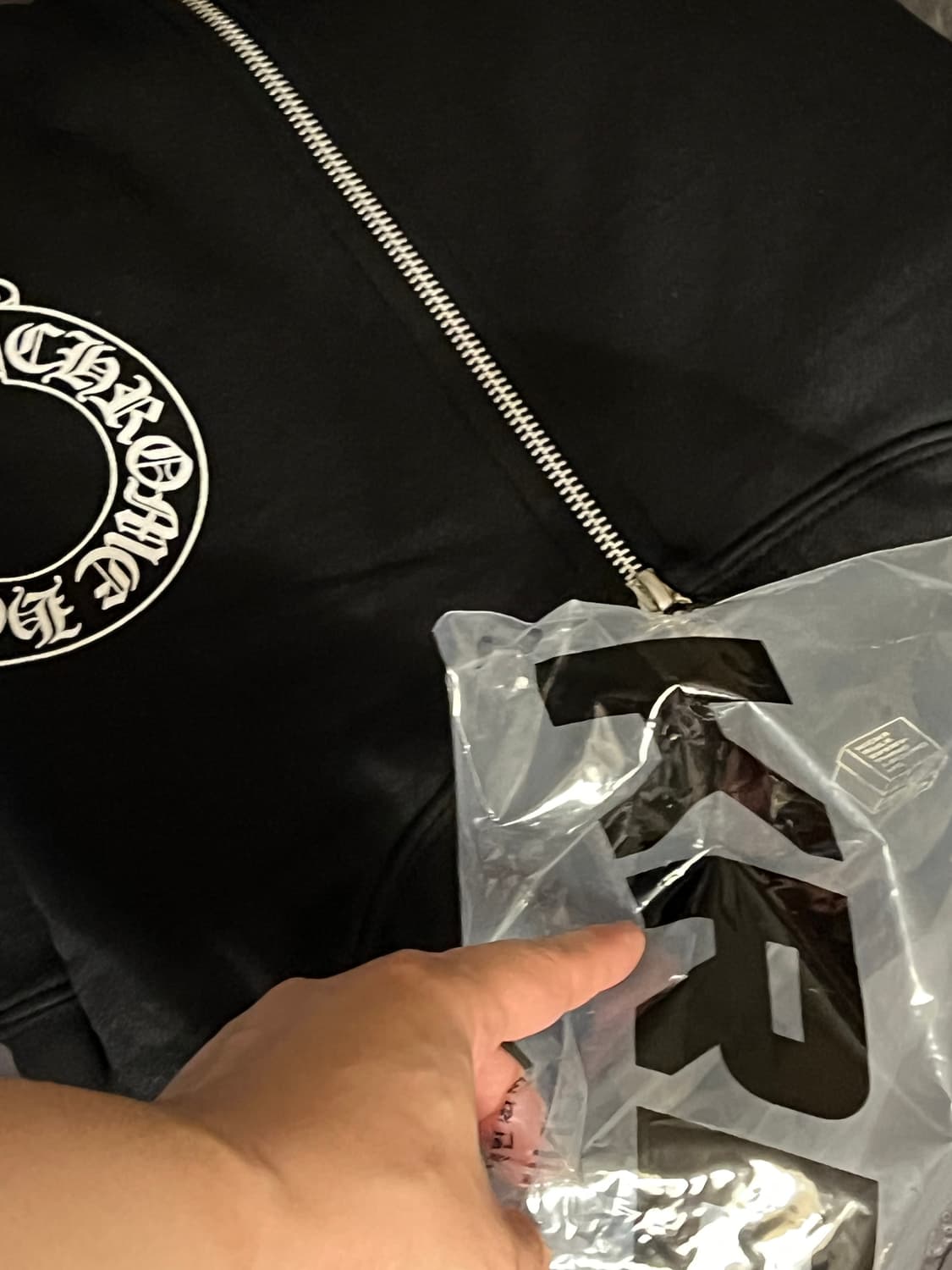 크롬하츠 홀스슈 플로랄 헤비웨이트 후드 집업 L 라지 상품이미지9