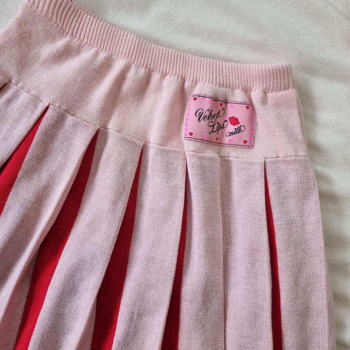 니트 플리츠 스커트 상품이미지4