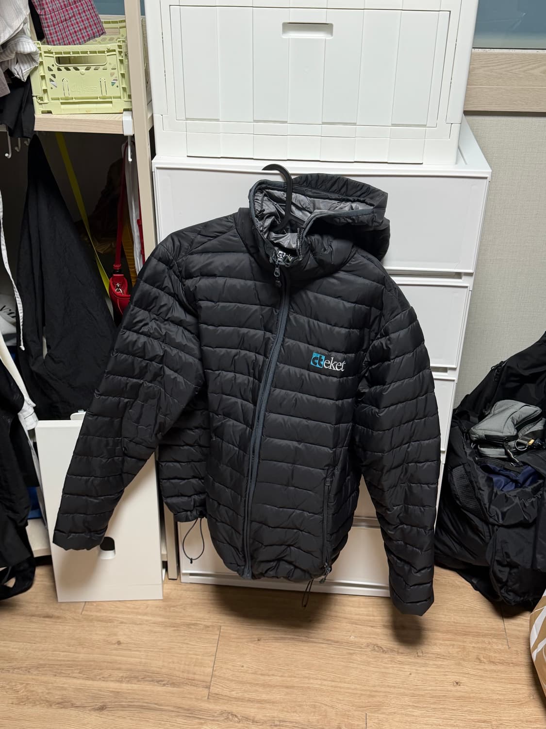 테켓 패딩 점퍼 M 상품이미지1