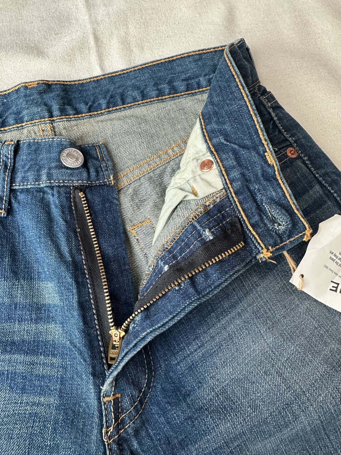 리바이스 501 스테이트루 워싱 데님 팬츠 28(새상품) 상품이미지3