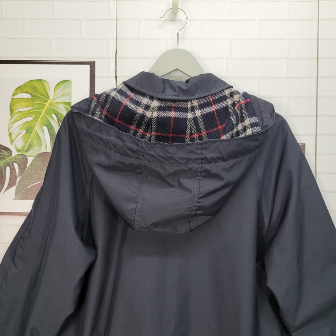 버버리 후드 트렌치코트 (안감 라나울 겨울 가을 봄 착용가능) 66 77 상품이미지5