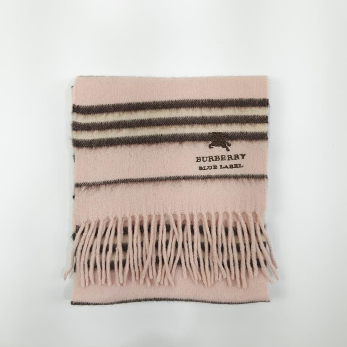 버버리 블루라벨 페일캔디핑크 캐시100 목도리 머플러 (MZ480) 상품이미지5