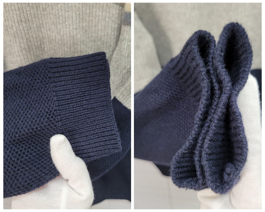 라코스테 컬러블럭 모100% 라운드넥 풀오버 긴팔 니트 스웨터 L사이즈 상품이미지6