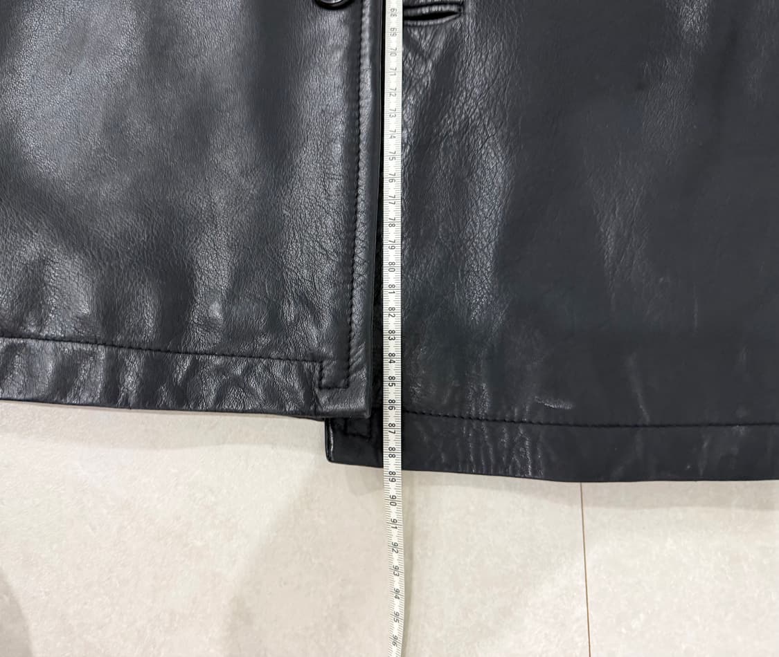 Gap 올드갭 블랙 레더 카코트 L 상품이미지6