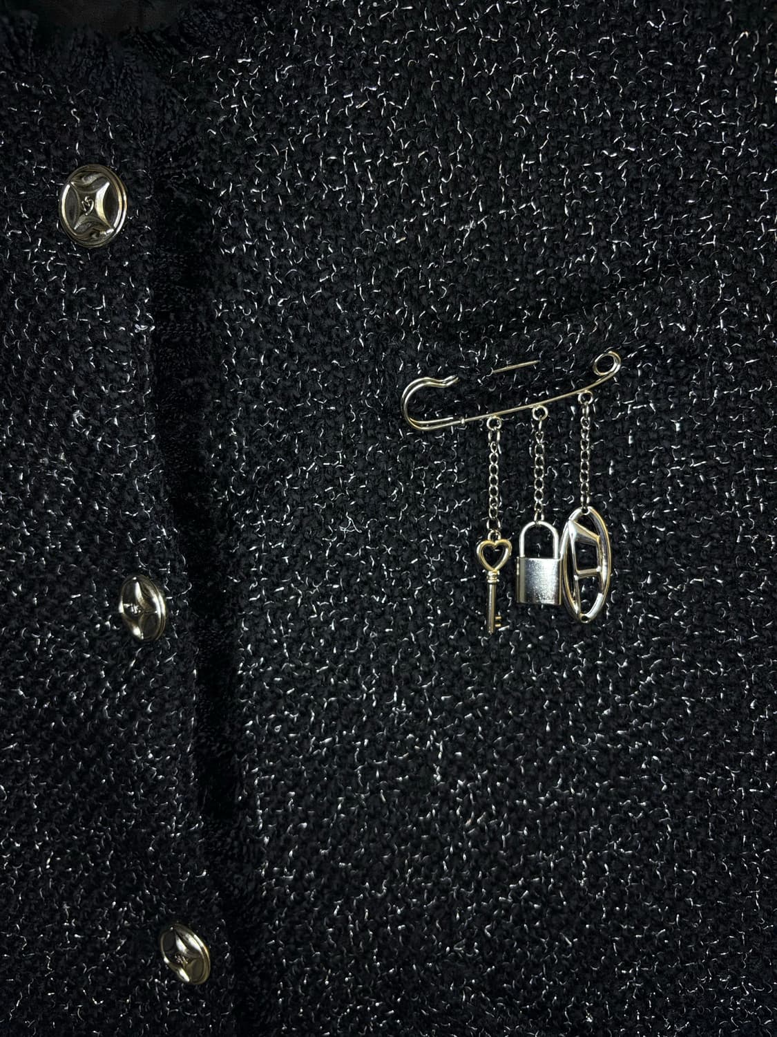 Shadow Texture TWEED 자켓 상품이미지4