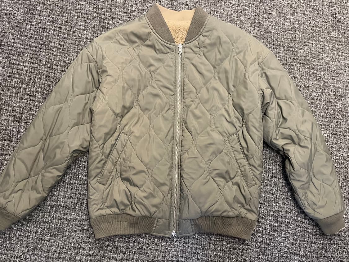 [100] 유나이티드애로우즈 리버시블 봄버자켓 L  상품이미지1