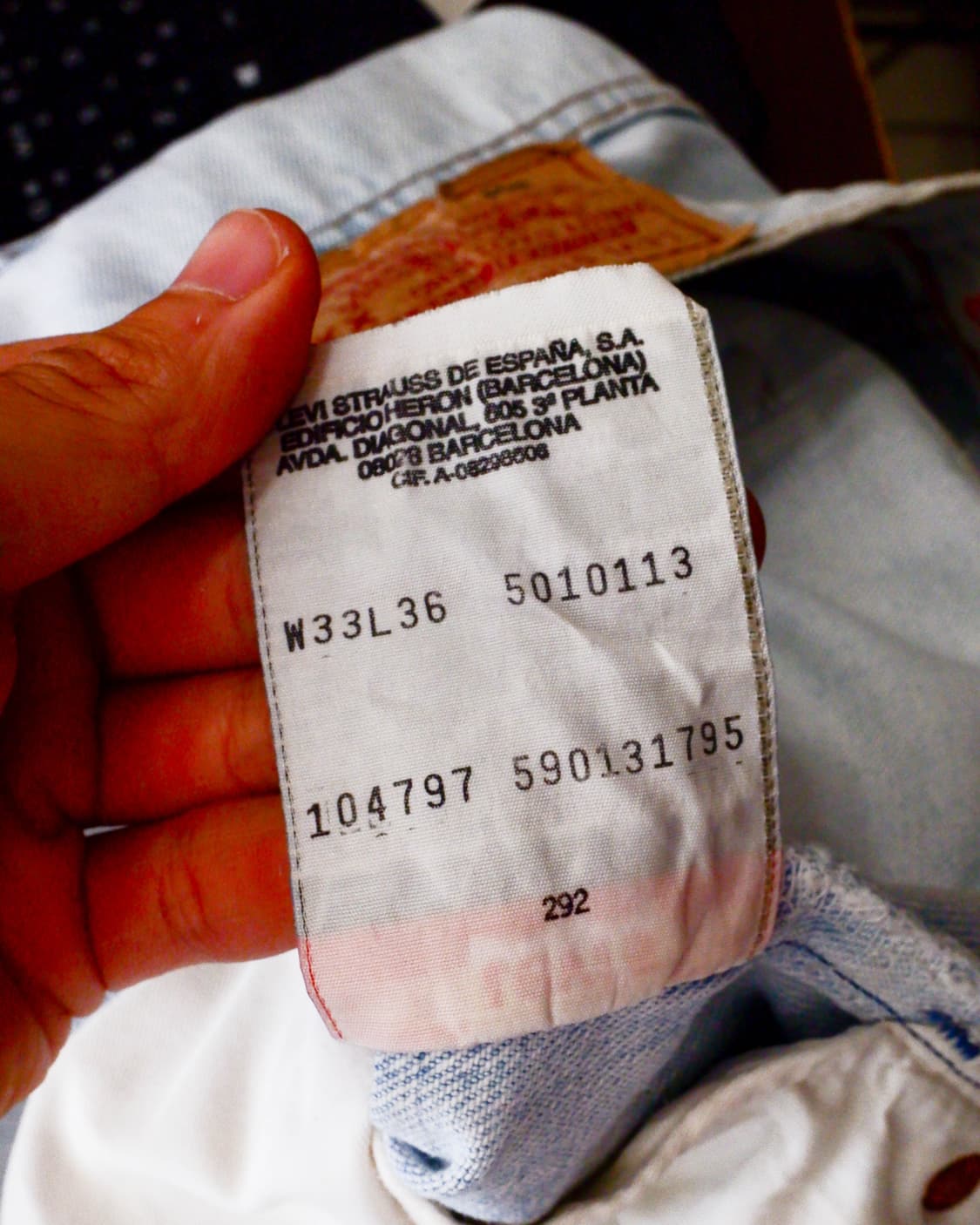90s Levis 501 made in spain 상품이미지10
