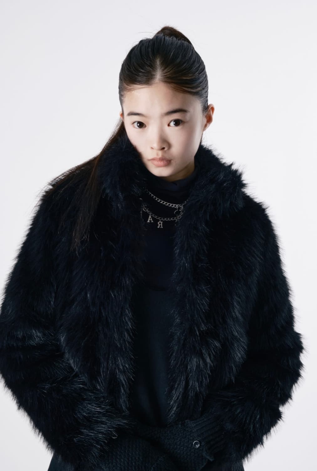 더블에스씨 아카이브 Hairy chain fur jacket 상품이미지1