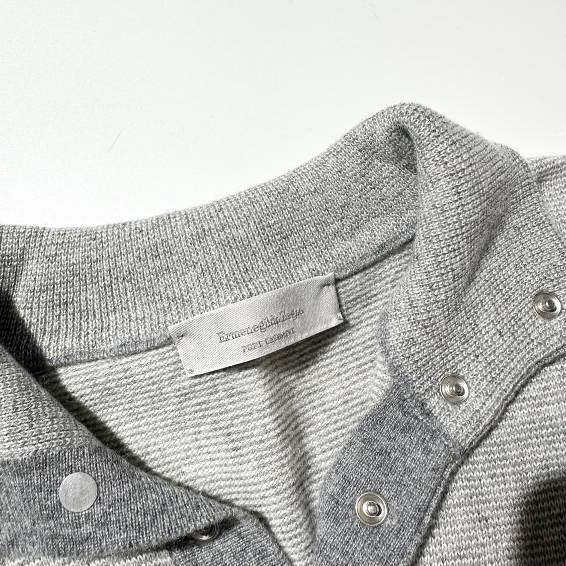 (매장판) 에르메네질도 제냐 캐시미어 100% 하프집업 니트 상품이미지5