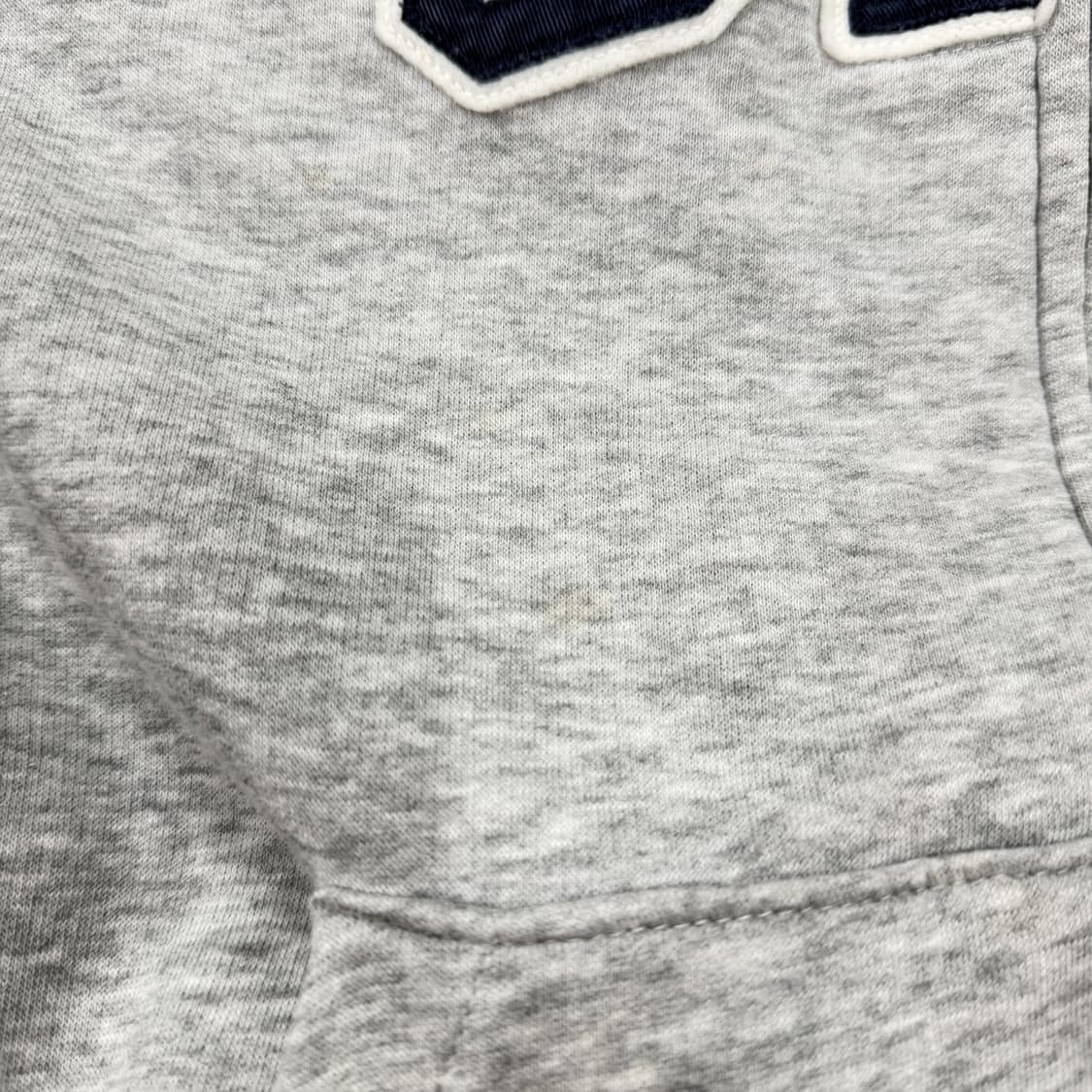 GAP 빈티지 스펠로고 보아털 후드집업 자켓 그레이 XL 상품이미지9