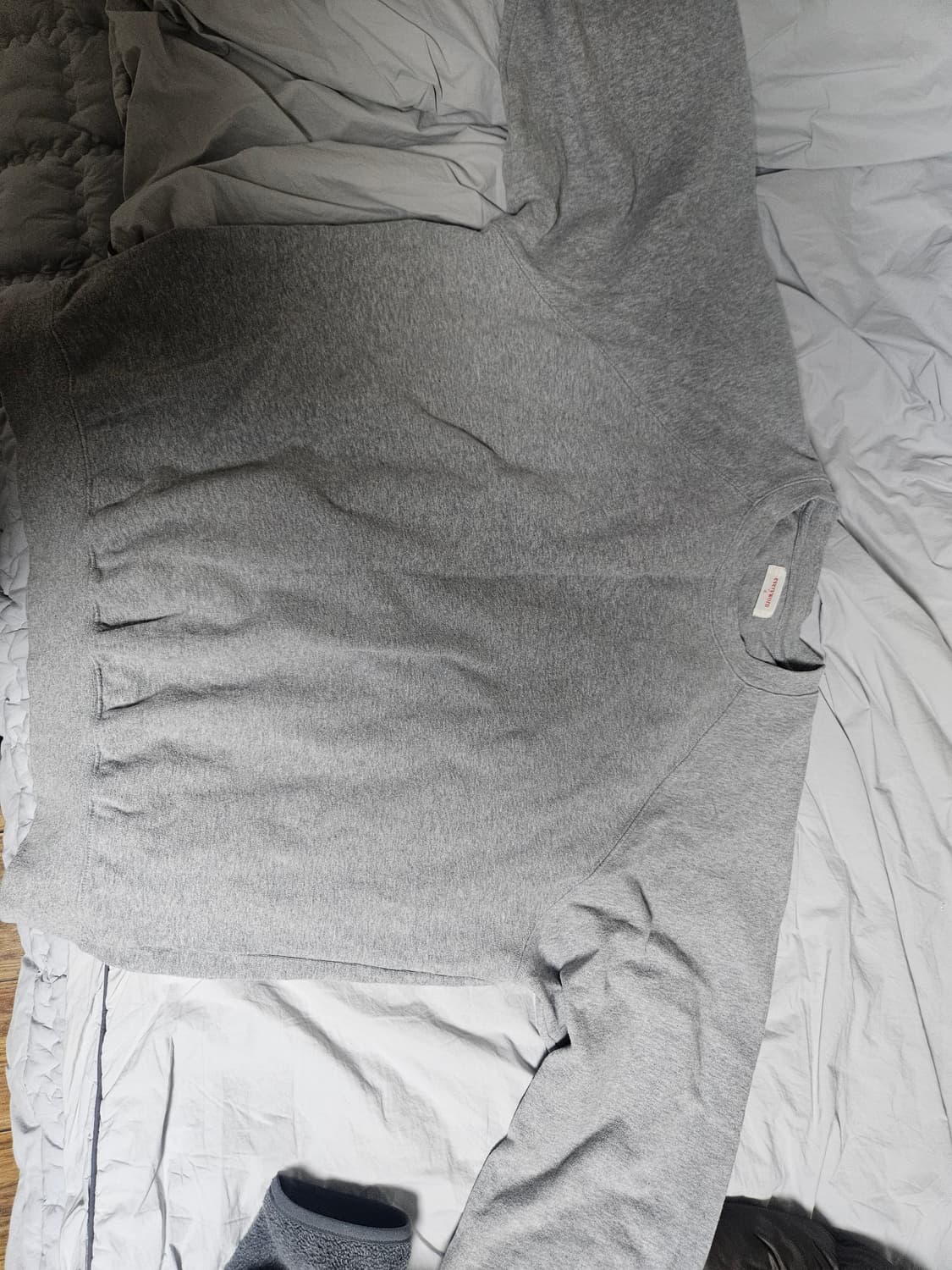 에브리원 스웻셔츠 그레이 4사이즈 상품이미지2