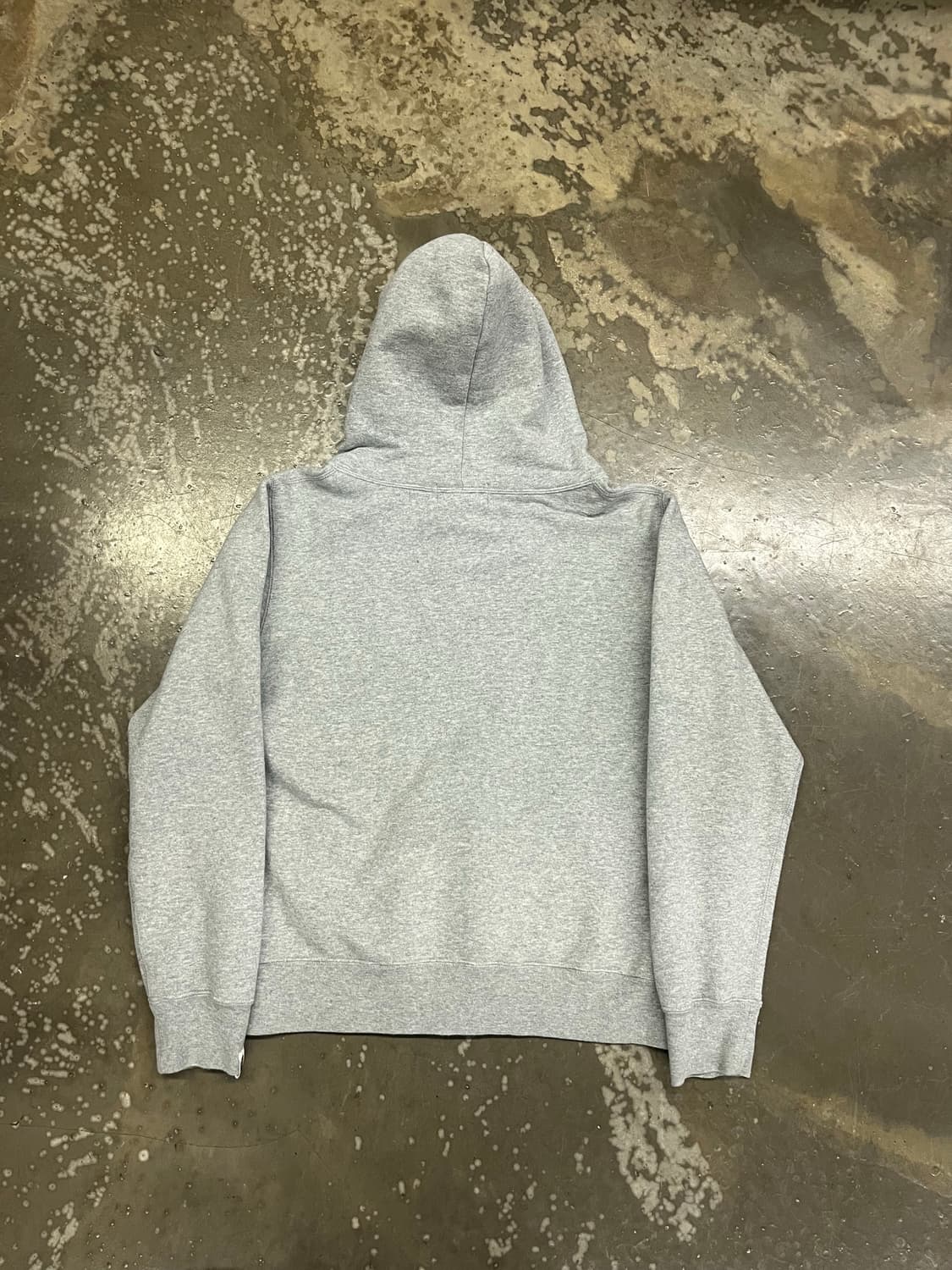 베이프 컬리지 기모 후드 그레이 M  상품이미지2