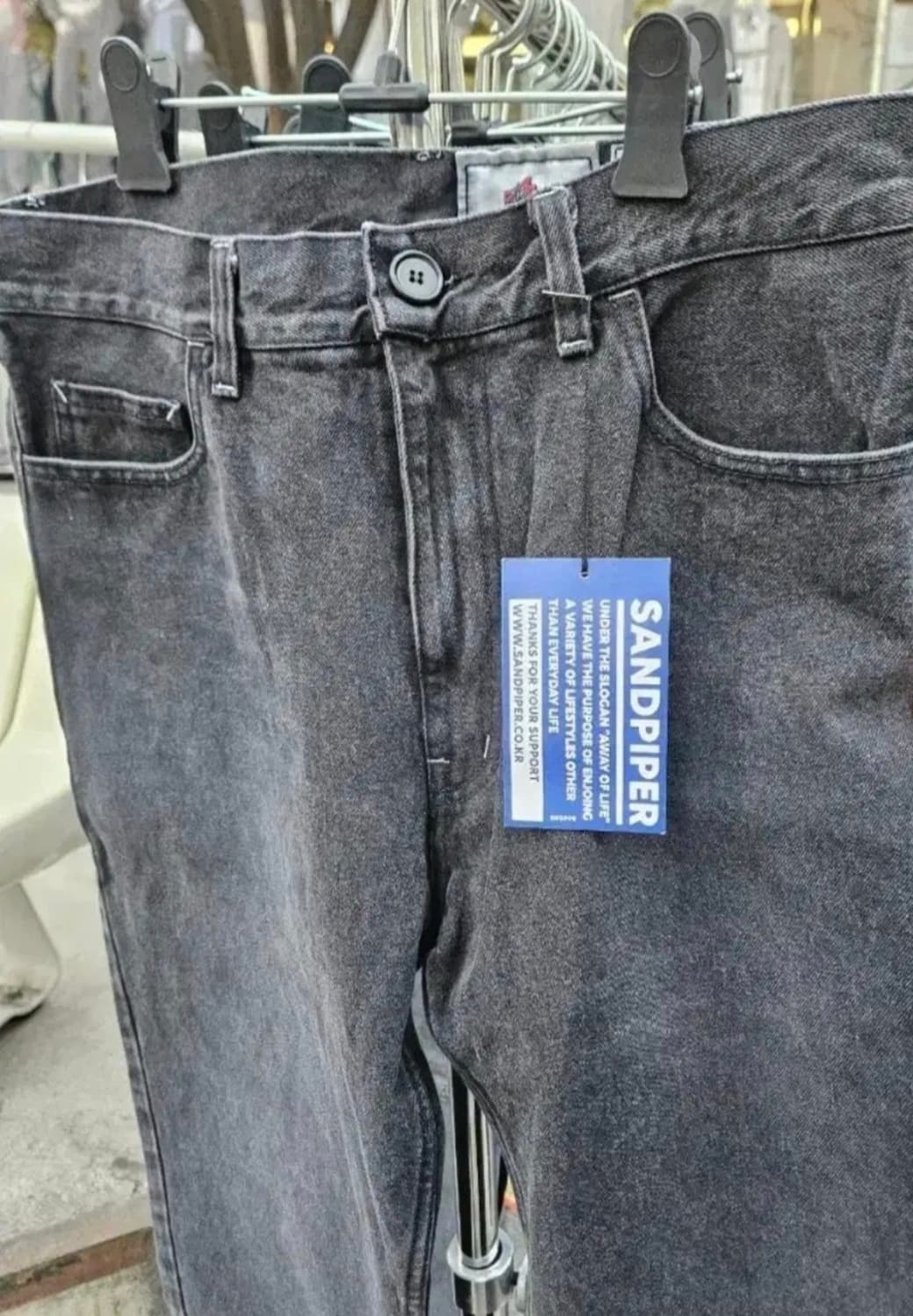 [2] SANDPIPER 샌드파이퍼 흑청 데님 상품이미지3