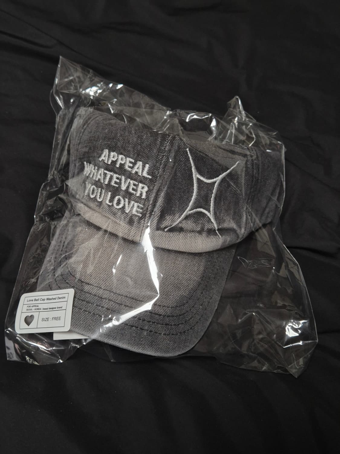 포어필 러브 볼캡 워시드 데님 For Appeal Ball Cap 상품이미지2