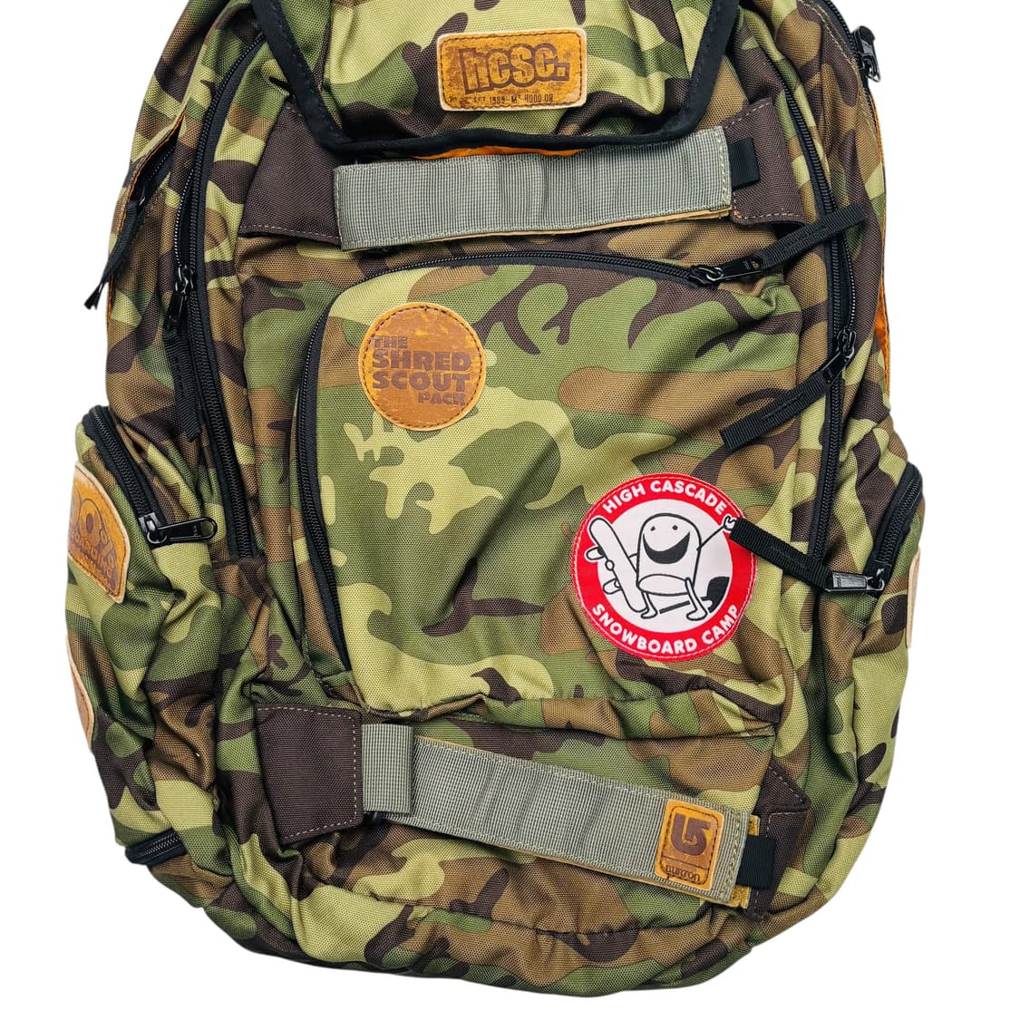 Burton HCSC 슈레드 스카우트 카모플라쥬 스노우보드 백팩 OS 상품이미지3