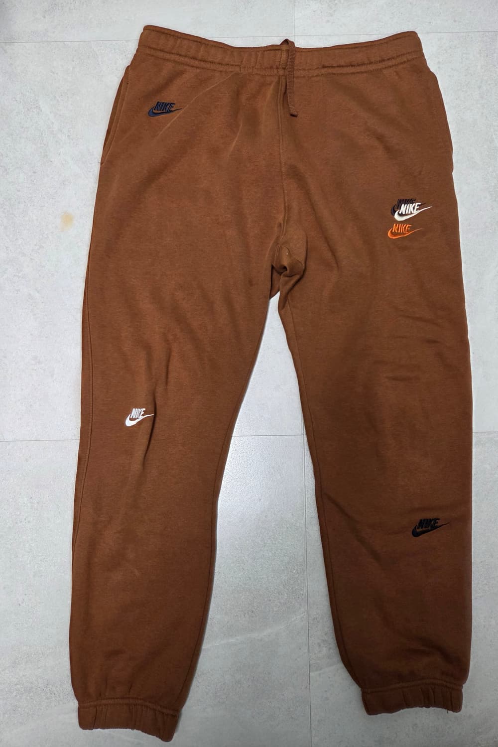 나이키 브라운 멀티 로고 조거 팬츠 상품이미지1