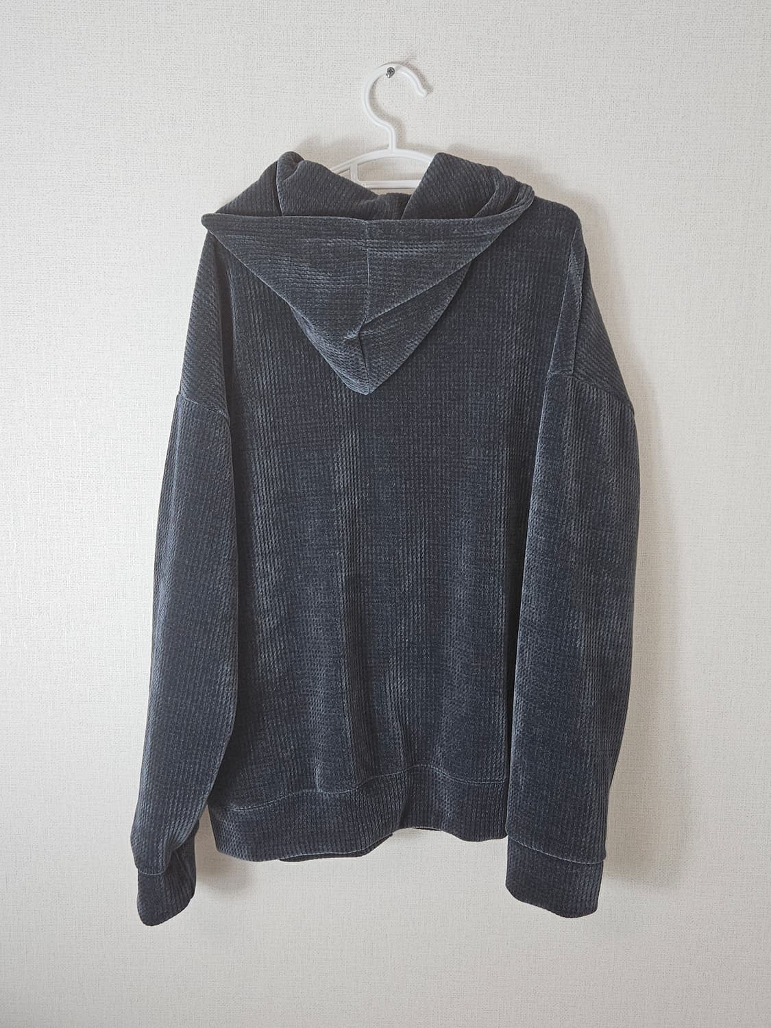 HANDSEOUL 벨루아 벨벳 골덴 후드집업 자켓 오버핏 헤비코튼 상품이미지4