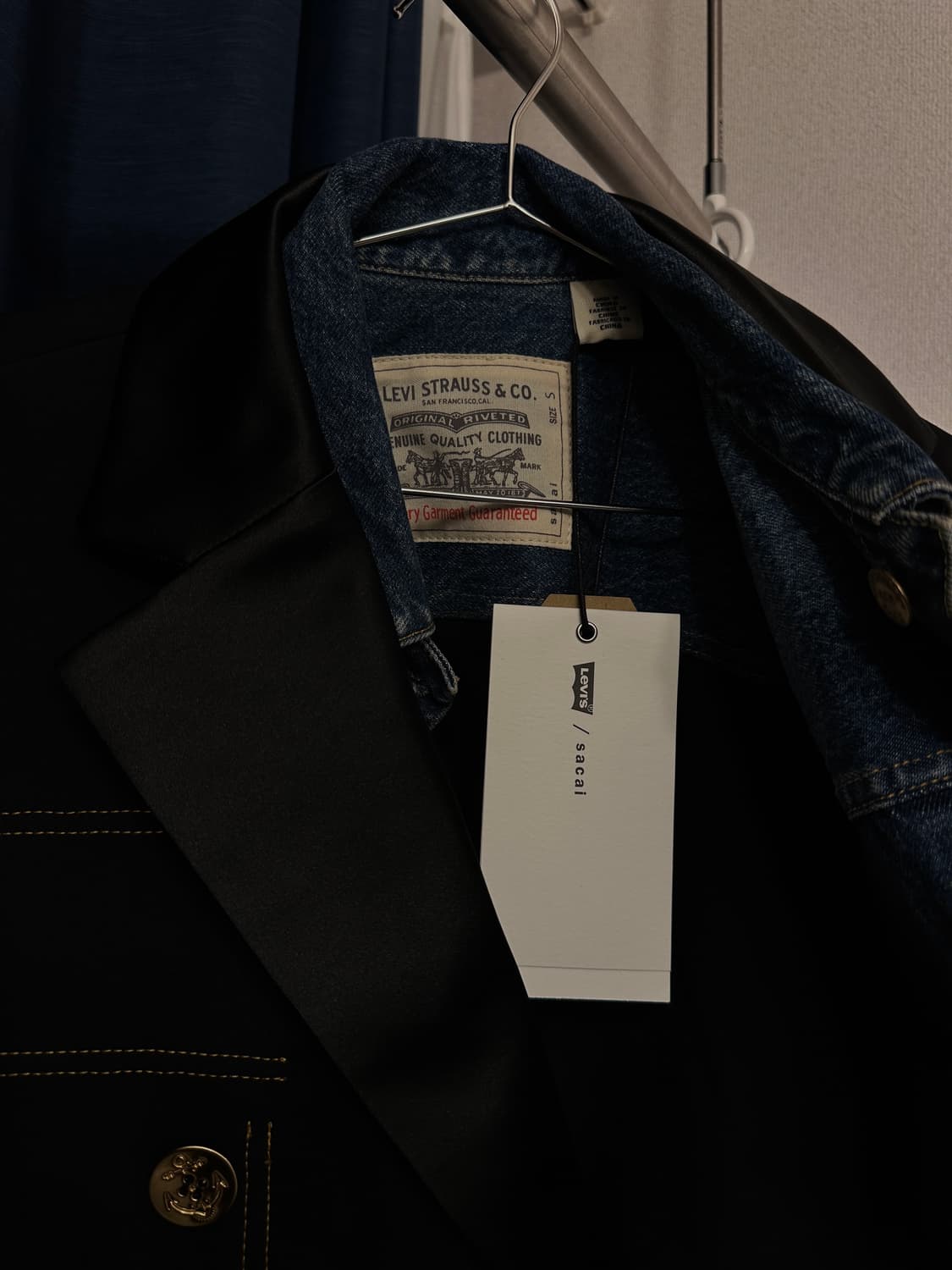 sacai × Levi’s 사카이 리바이스 콜라보 자켓 S 새상품 상품이미지4