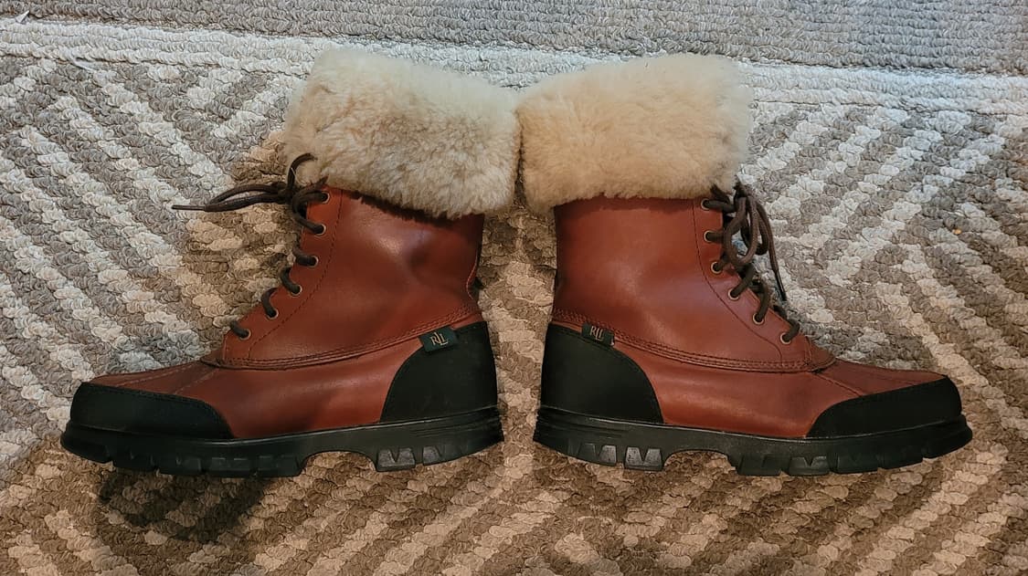 폴로 랄프로렌 여성 가죽 부츠 (6.5B) 상품이미지4