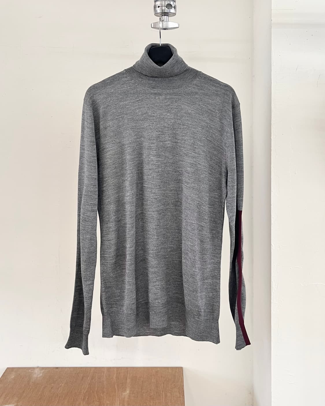 질샌더 그레이 블랜드 롱슬리브 니트 상품이미지1