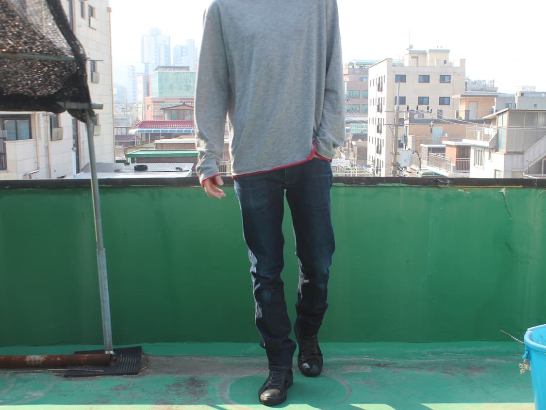 Acne Studios Max STR Raw Denim Pants 상품이미지3