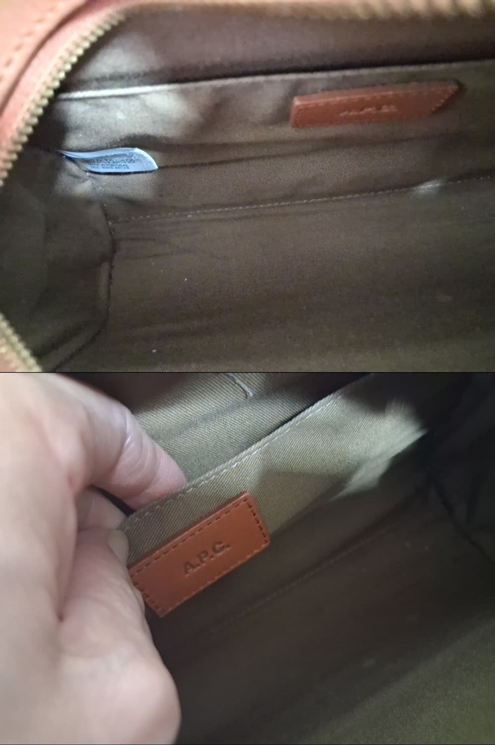 A.P.C 아페쎄 반달 통가죽소형 크로스백
원산지 포르투칼
탄탄한 통가죽 상품이미지9