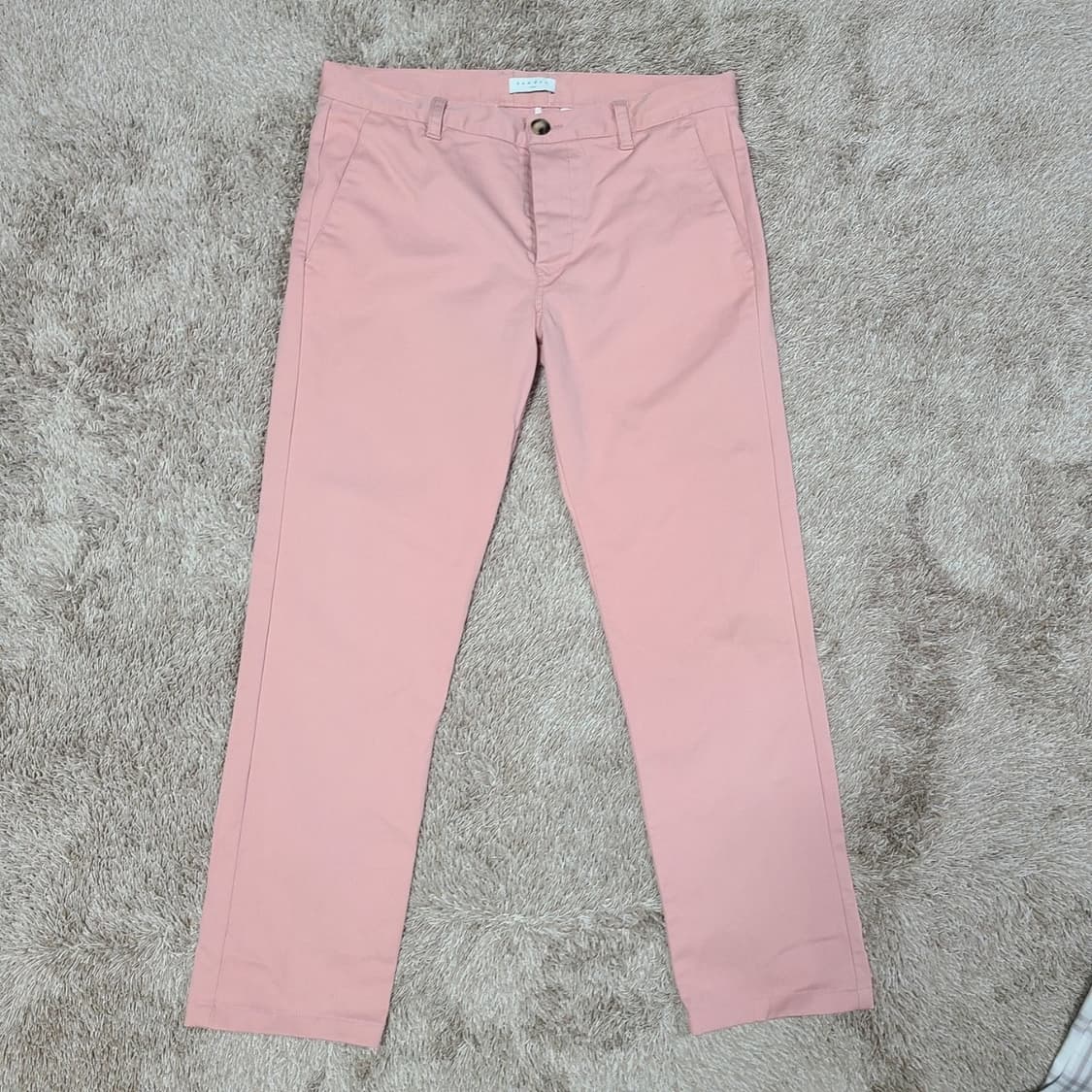 산드로 핑크 면바지 40사이즈 상품이미지1
