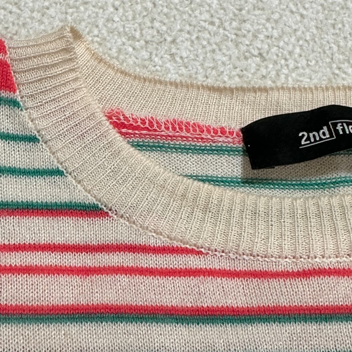 세컨플로어 스트라이프 울 니트 상품이미지10