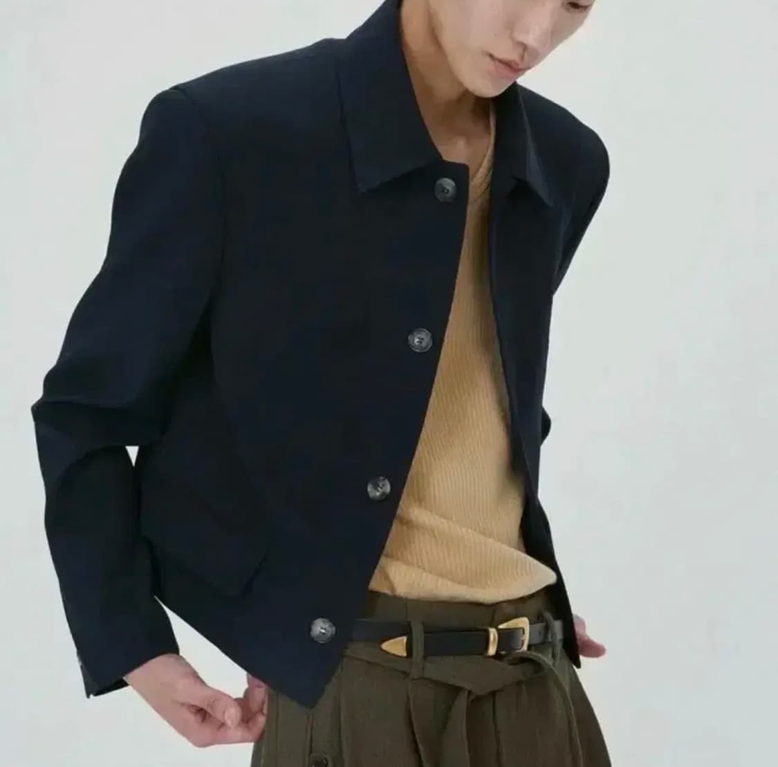 [RECTO] 렉토 24fw 울블렌드 숏 자 켓 M 상품이미지5