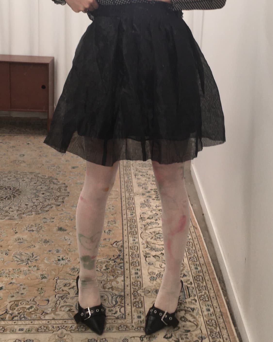 블랙 샤스커트 상품이미지1