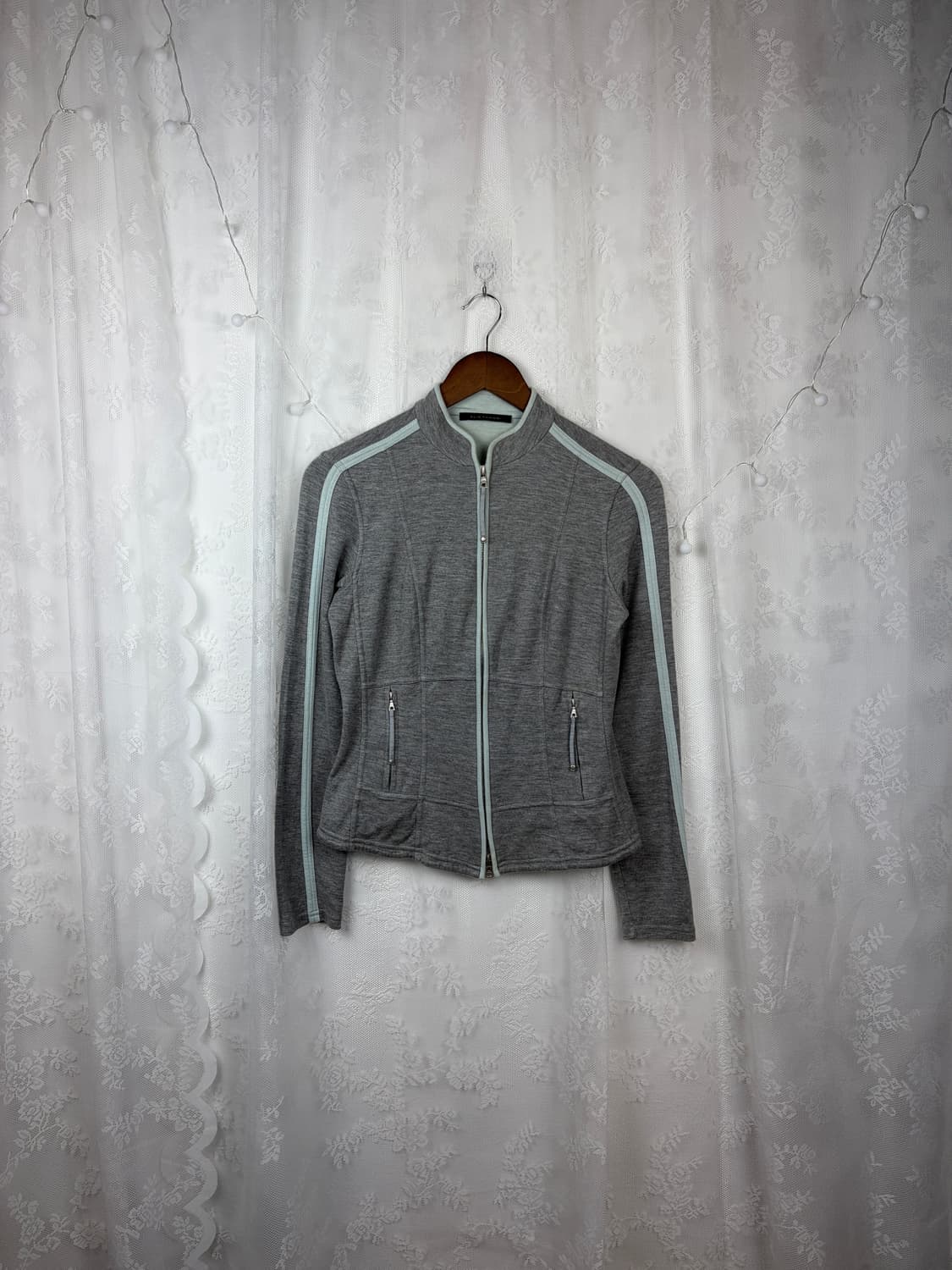 Elie Tahari Slim Track Zip Jacket 상품이미지1