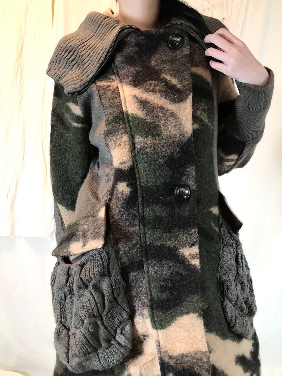 Camo Pocket Detail Longcoat 상품이미지3