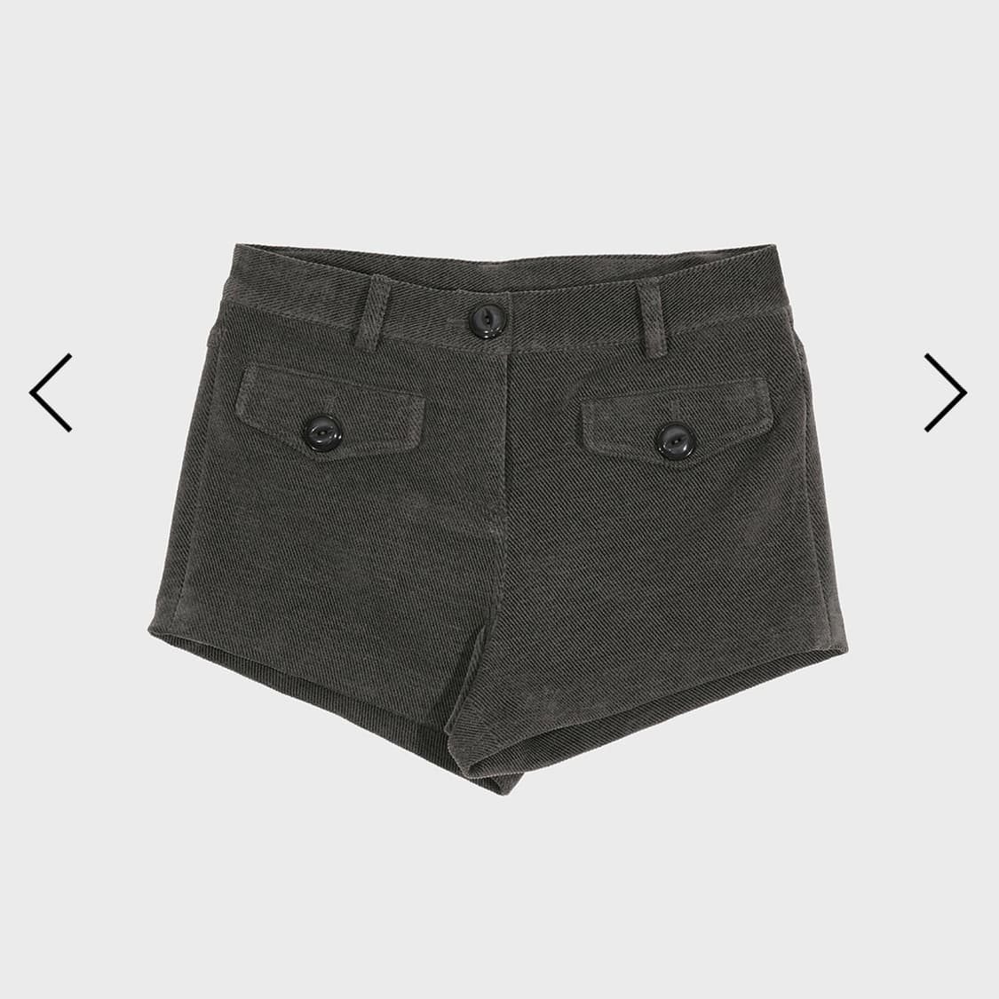 데어드 코듀로이 쇼츠 상품이미지1