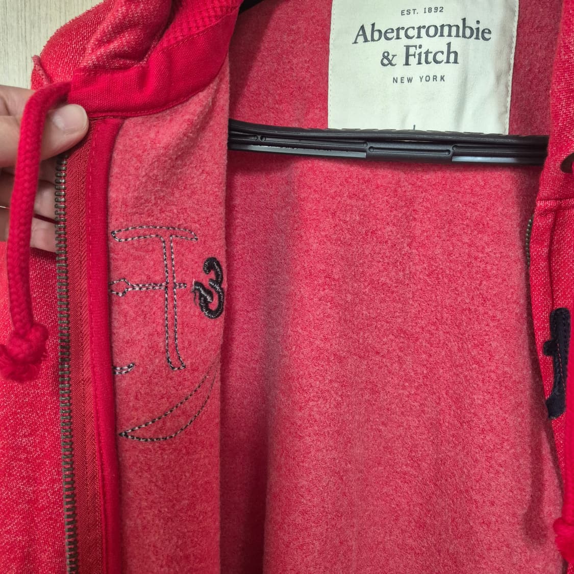 [L]아베크롬비 레드 인디언 프린팅 후드집업 상품이미지6