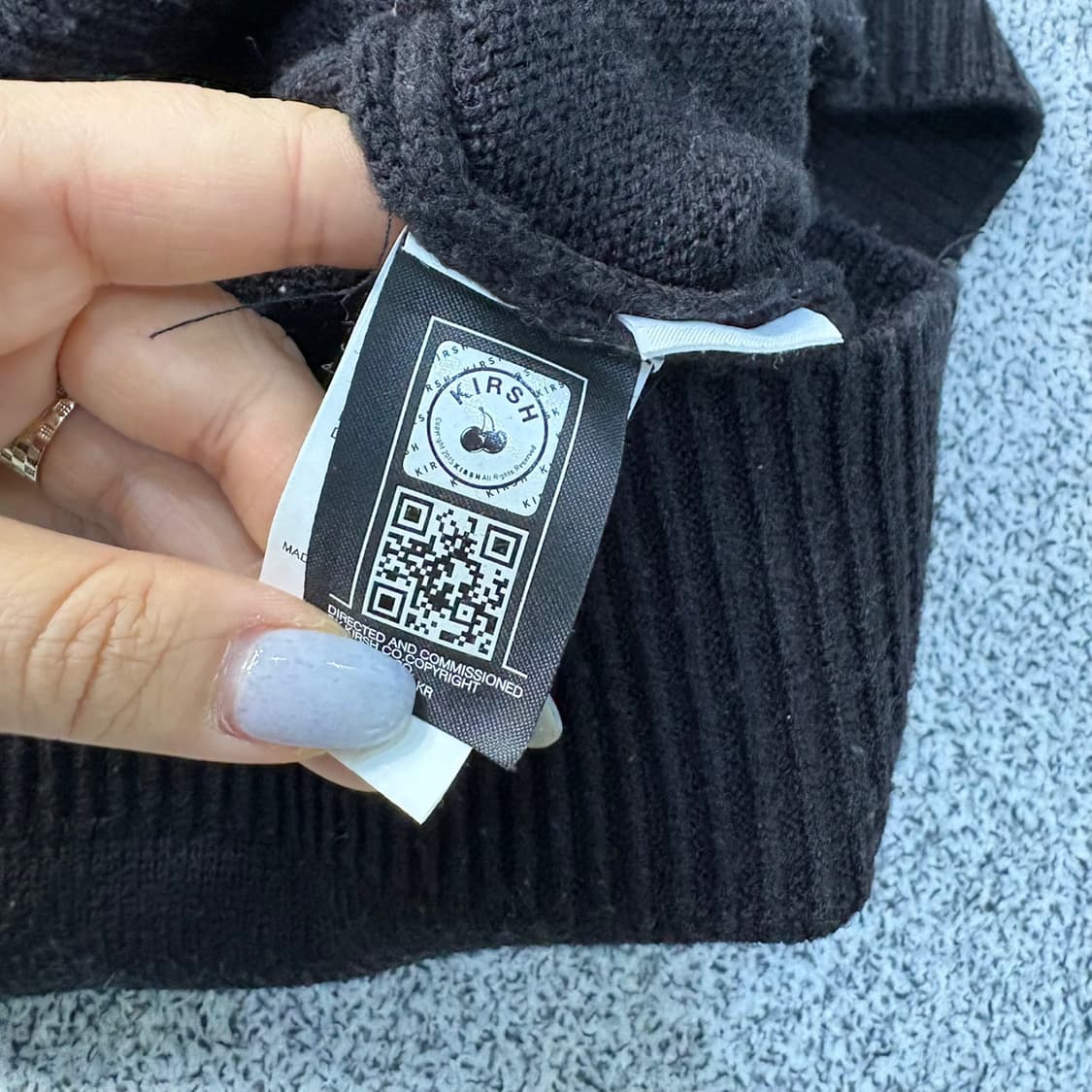 1 키르시 남성 앵두 로고 가디건 0324J 상품이미지4