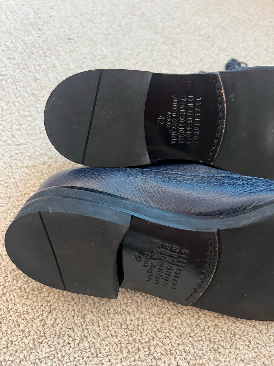 메종 마르지엘라  더비 슈즈 네이비 색상 42사이즈(새상품) 상품이미지6