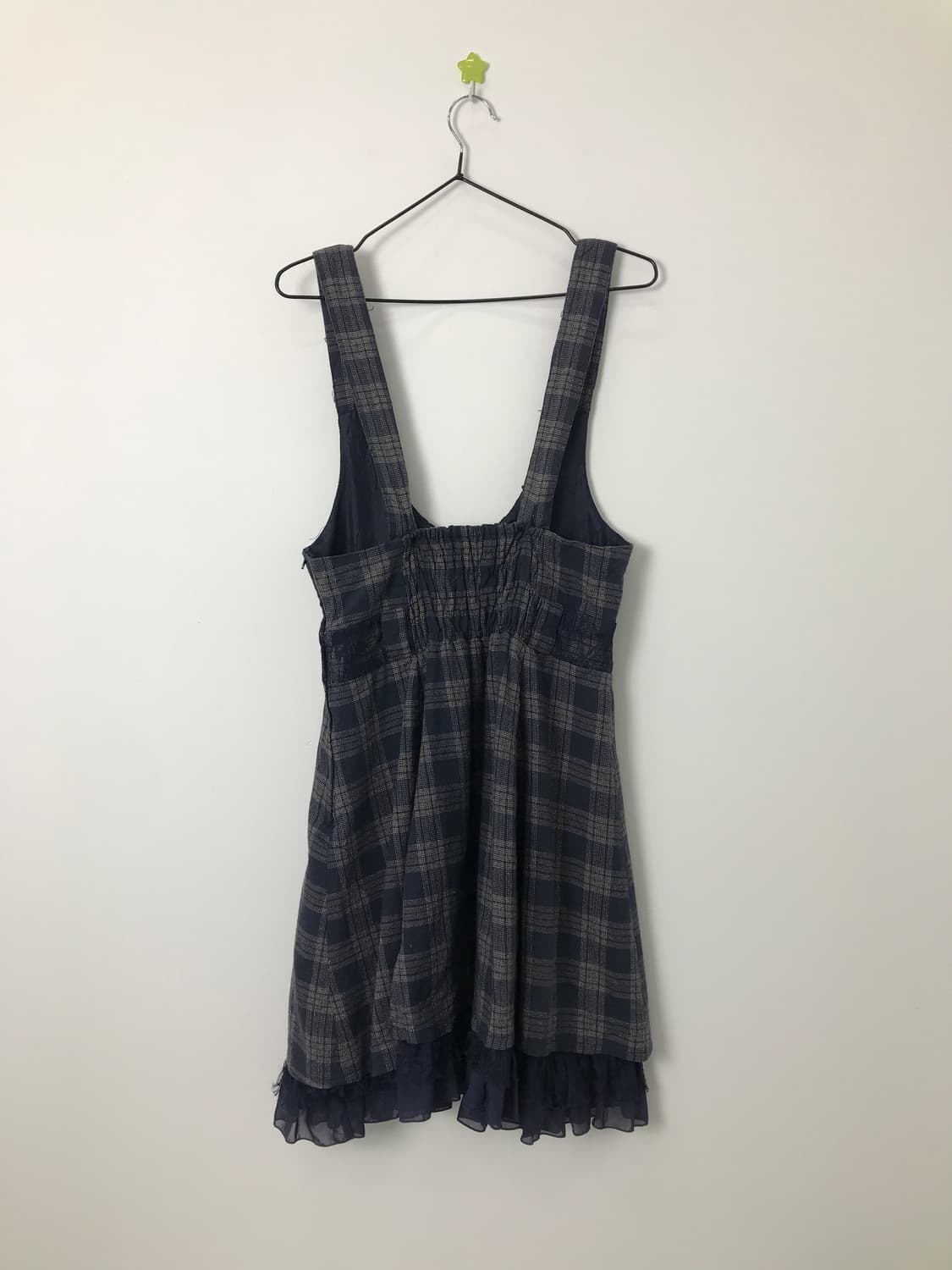 axes femme Plaid Layered Skirt Dress 상품이미지7