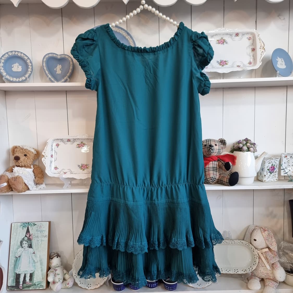 엑시즈팜(axes femme) 프릴소매 레이스 캉캉 원피스 상품이미지8