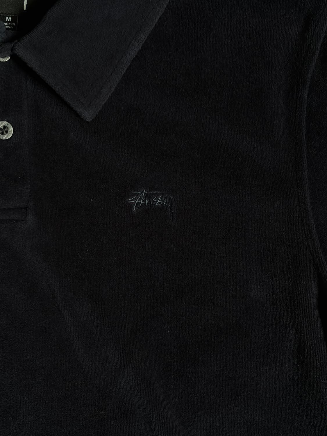 스투시(Stussy) Victor 네이비 피케 셔츠 상품이미지3