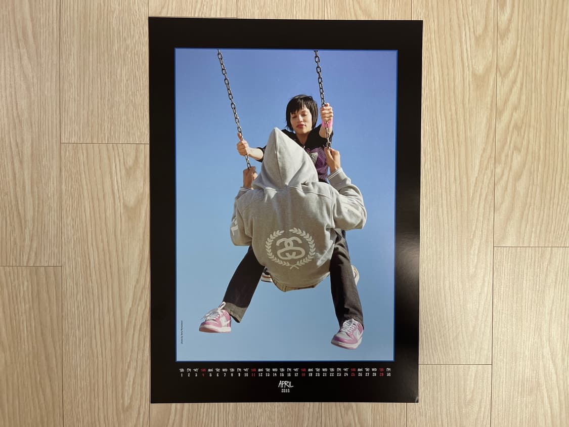 스투시 30주년 한정판 아트 포스터 캘린더 April 상품이미지2