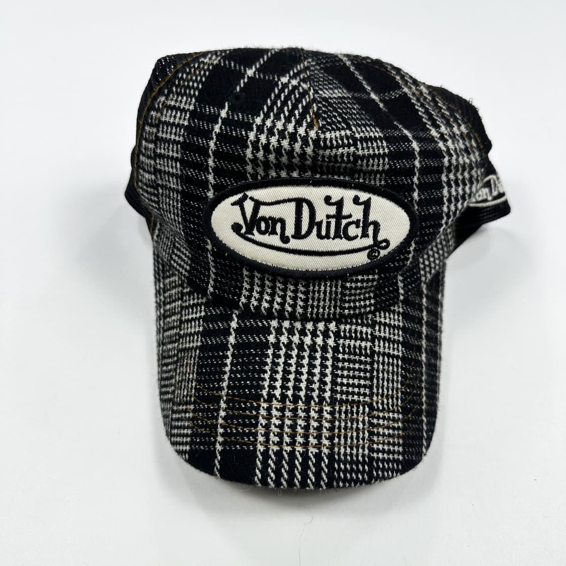 본더치 올드스쿨 체크 메쉬 볼캡 모자 상품이미지3
