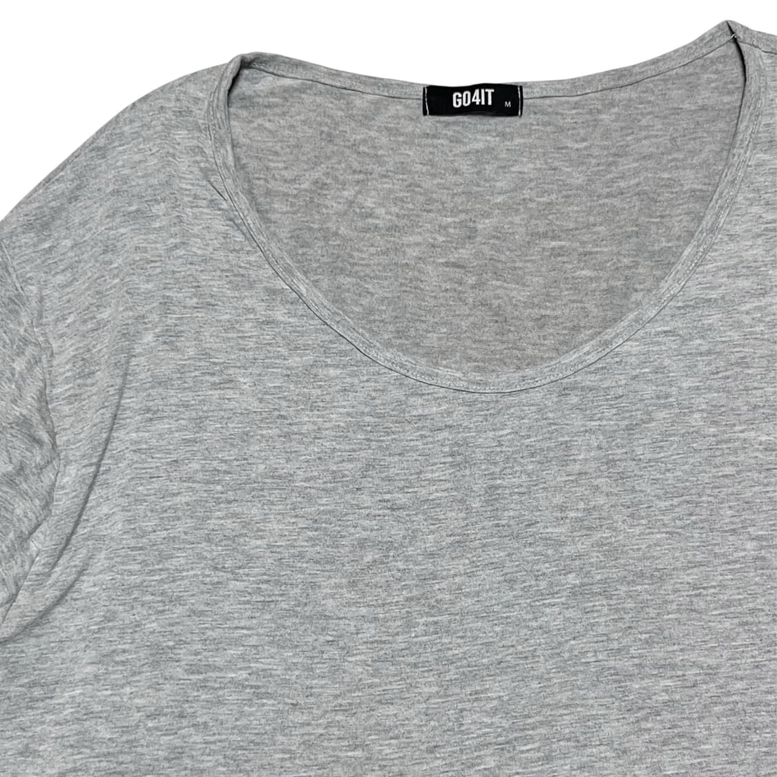 Go4it, U-neck Short-Sleeved Top_Gray 상품이미지2