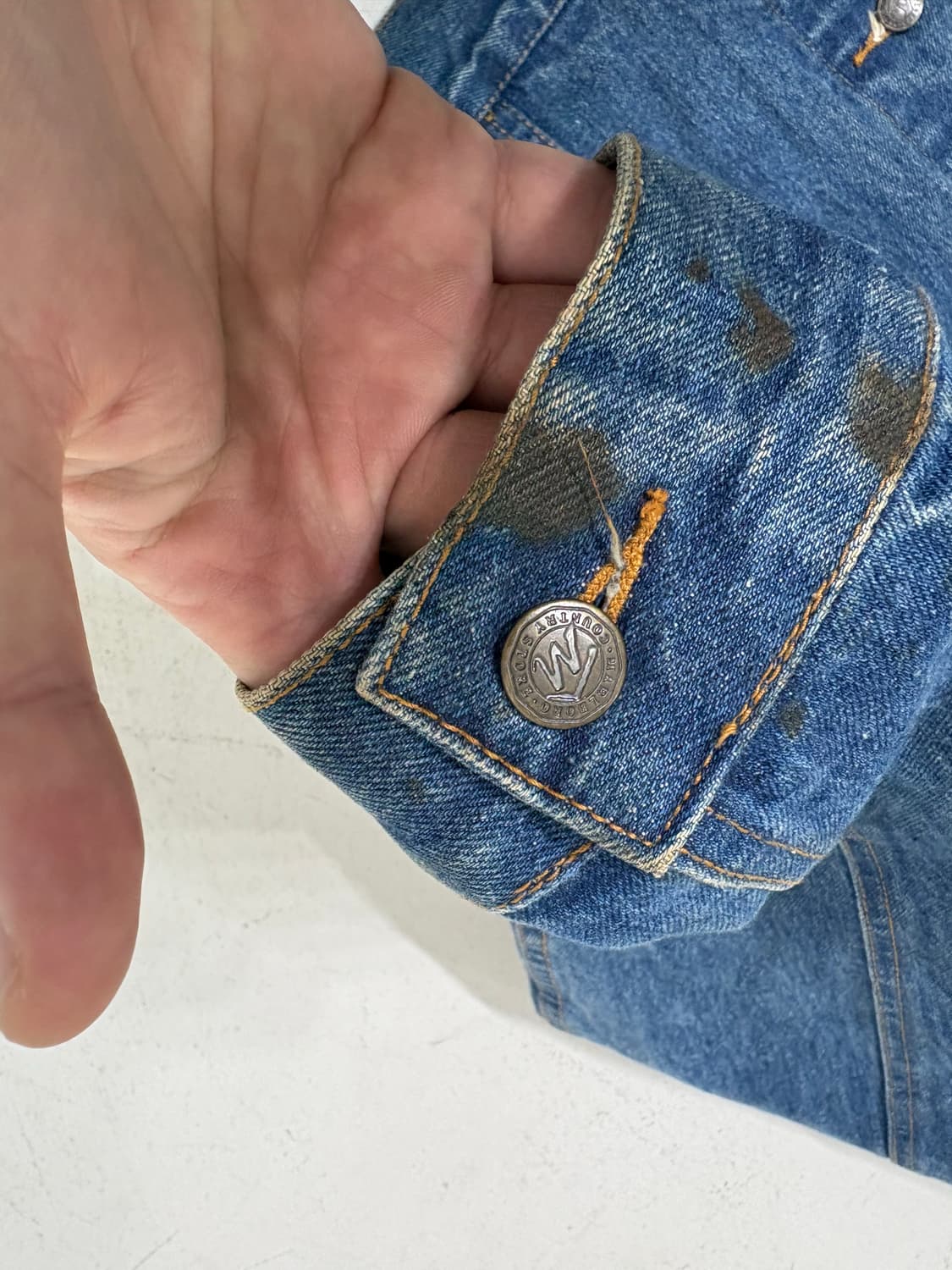 90's Marlboro Country Denim Trucker JK 상품이미지8