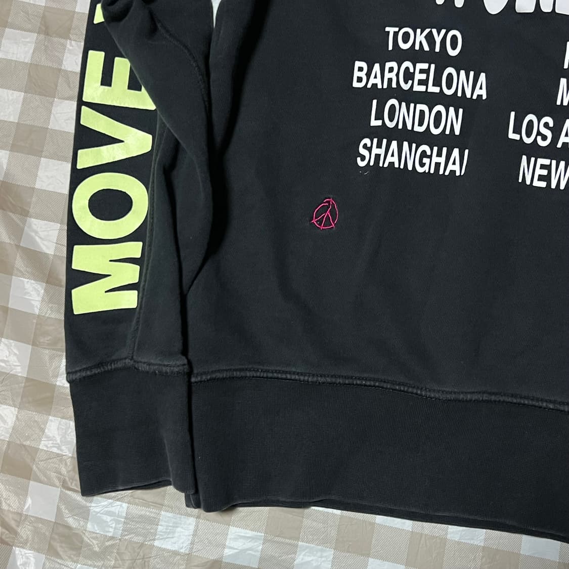 나이키 월드투어 후드티 M 블랙 후드 후디 맨투맨 스웻 상품이미지6