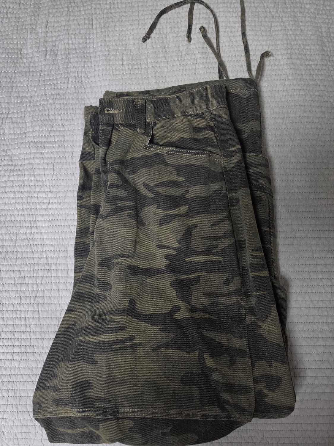 인템포무드 카모 와이드 패러슈트 팬츠_카모플라쥬 상품이미지1