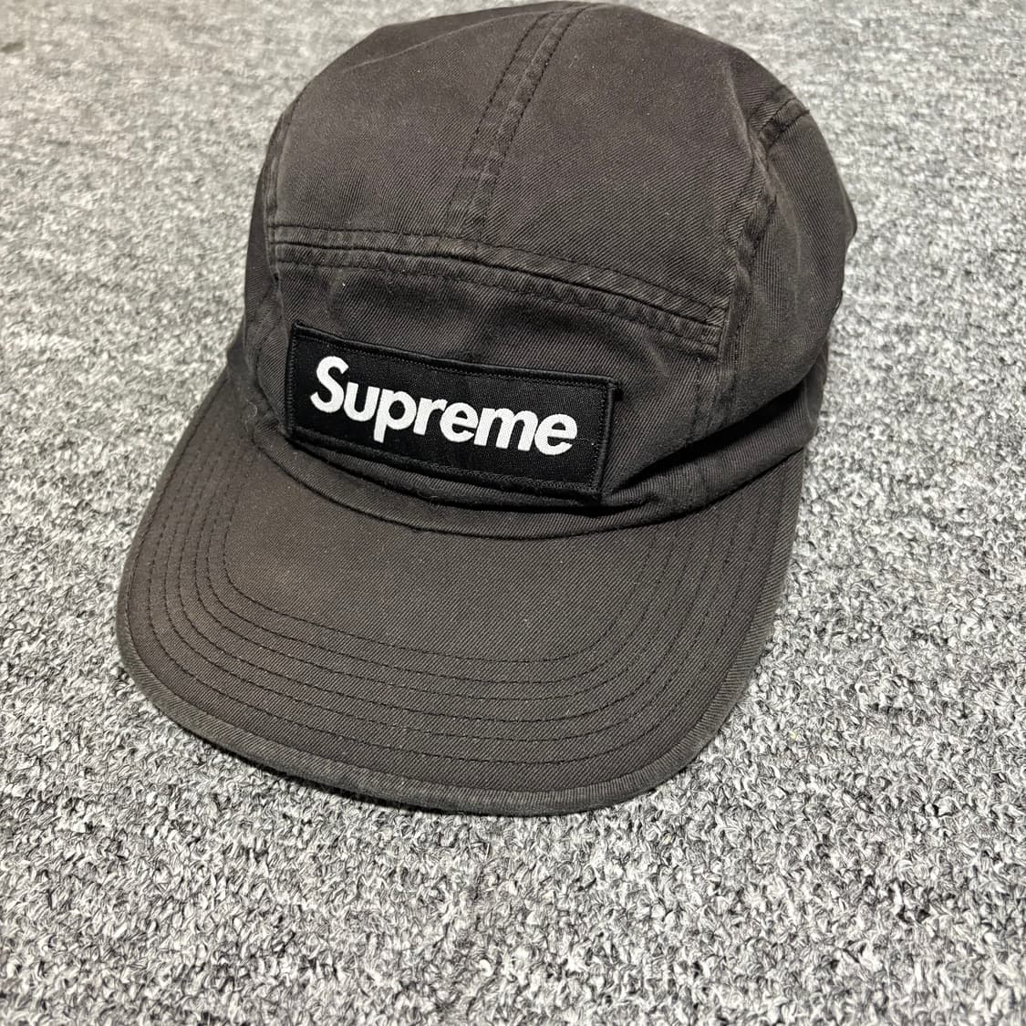 슈프림 캠프캡 블랙 상품이미지1