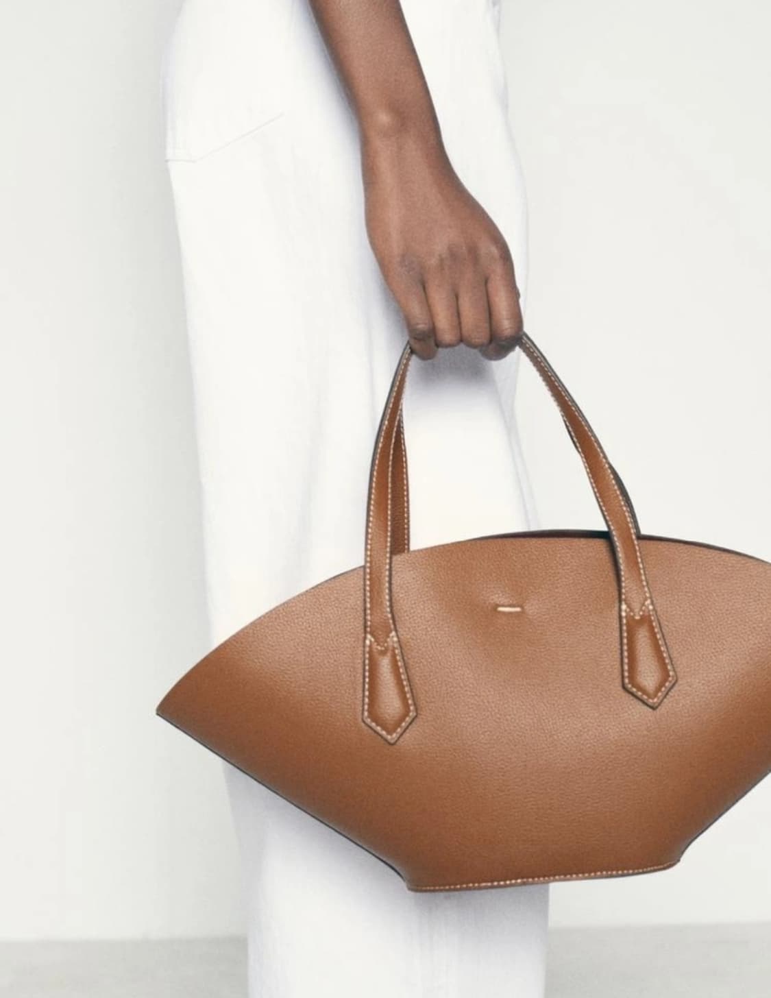 자라 토트백 카멜 상품이미지5